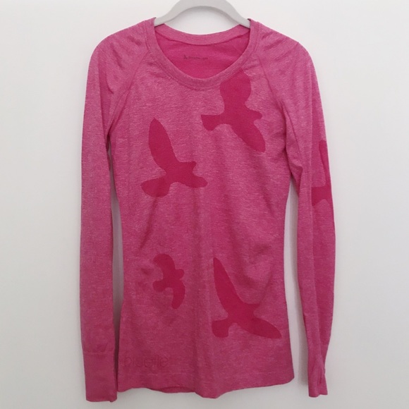 oiselle Tops - Oiselle Pink Flyte Long Sleeve Top